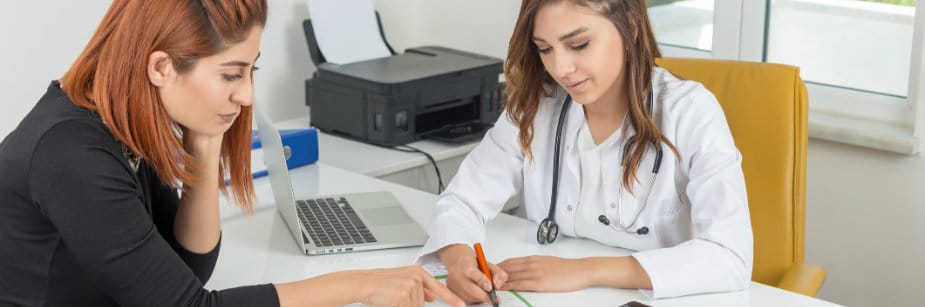 nutricionista e paciente