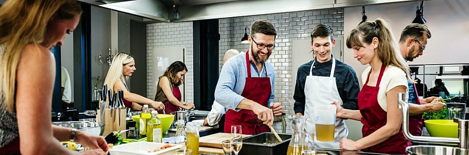 estudantes de gastronomia