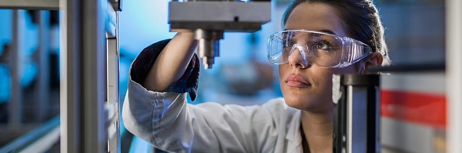 estudante de automação industrial