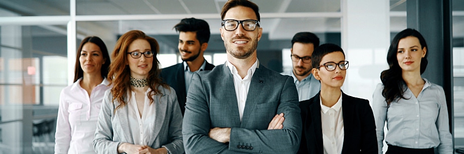 Profissionais de recursos humanos no escritório